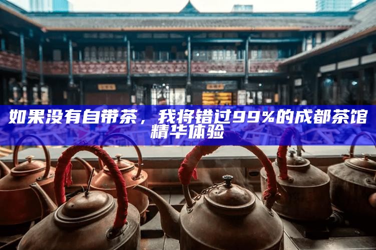 如果没有自带茶，我将错过99%的成都茶馆精华体验